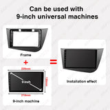 Android Head Unit 9 Inch GPS for Seat Leon 2 MK2