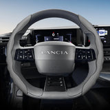 Lancia 2-Piece Wave-Shaped Leather Wheel Cover