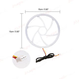 RGB Atmosphere Light Tweeter Speaker App Control Car Kit LED Ambient Light MAGIC COLORM 1x 5.9in Horn