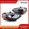 Black LED Dual Beam Projector for Mustang 2018-24