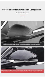 Rearview Mirror Anti Collision Trim Strip Decoration for Mercedes Benz E300L, GLC300L, C260L, S450L, GLA, GLB Rearview Mirror