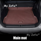Car trunk mat For Xpeng G6 2024 2025 2026 Car Boot Mat Cargo Protection Leather Trunk Mat Interior Modification Accessories I
