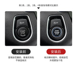 For BMW X1 X2 X3 X5 X6 F20 F21 F22 F23 F30 F34 F10 Crystal Engine Start Stop Button One - Click Start Button Modification