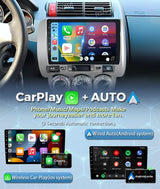 2K QLED Android Head Unit with Wireless CarPlay for Honda Jazz Android Head Unit RSNAVI
