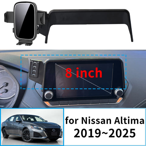 8-Inch Screen Mount Wireless Phone Holder for Nissan Altima 2019-2025 Car Phone Holder CATUSIKI