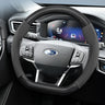 Carbon Fiber Texture Steering Wheel Cover for Ford Focus