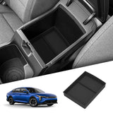 Armrest Storage Lower Box for Kia K4 2025-2026 (US Version) Car Center Console Tray Organizers Accessories Tidying Black Car