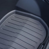 Trunk Mat for 2024 Tesla Model 3+ Highland TPE Piano Key Style Front Rear Trunk Frunk Storage Waterproof Protective Pad