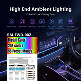 Universal RGB LED Ambient Lighting Kit with App Control