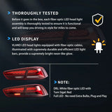 LED Tail Lights Dynamic Welcome for Mitsubishi Lancer Car Interior Accessory Vland