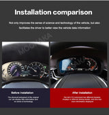 12.3-Inch Digital Instrument Cluster for Audi A4L 2010–2017 Android Head Unit Aotsr