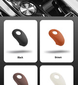 Leather Gear Shift Knob Cover For GAC Trumpchi M8/E9 Zongshi Series | Anti-Scratch Shifter Boot Protector Car Interior Accessory