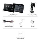 CarPlay GPS Navigation Dashboard with DVR and TPMS