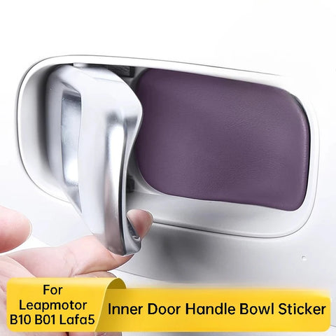 For Leapmotor B10 B01 Interior Car Door Handle Anti Scratch Sticker Pad Protective Modification Accessory Car Interior Access