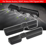 2Pcs for VW Touran Tiguan Car Air Vent Covers Air Conditioner Duct Outlet Exhaust Dustproof Seat Floor Mounting Auto Accessor