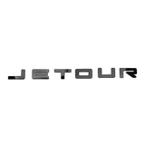 For Jetour T2 i-DM Ich - X K3 Car Emblem Blackout Sticker Grille Light Letter Badge Black Warrior Matte Black Emblem Accessor