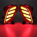 LED Rear Bumper Light Turn Signal for Toyota Highlander 2020 2021 LED Ambient Light MAGIC COLORM