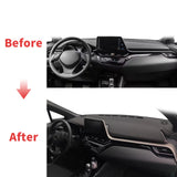Custom Fit Dashboard Cover Mat for Toyota C-HR 2016–2023 Dashboard Mat CATUSIKI