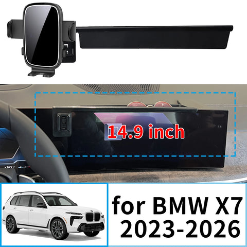 Wireless Charging Phone Mount for BMW X7 2023–2026 G07 Car Phone Holder CATUSIKI