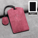 Car Remote Key Case Cover For Leapmotor C16 B01 C10 C11 Sheep Suede Car Key NFC Card Protector Shell Kychain Holder Accessories