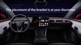 Car Cell Phone Holder Wooden Gravity Mount Bracket For Tesla New Model Y LAUNCH Juniper 2026 2025 Model 3 Highland 2024 Car C