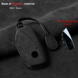 Suede Car Key Case for BMW For G38 G12 F49 i20 G07 G08 1 5 7 Series x1 x5 x7 ix XM i7 M760 Keychain Accessories