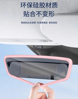 Tesla Model 3 Model Y Rearview Mirror Cover Black