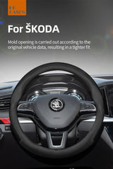 Ultra-Thin Breathable Leather Cover for Skoda Octavia Car Interior Accessory Hocasen