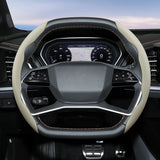Universal Breathable Leather Steering Wheel Cover
