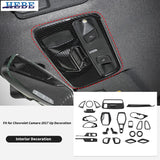 Interior Trim Carbon Fiber Set for Chevy Camaro 2017 Car Interior Accessory HEBE