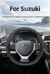 Breathable Carbon Fiber Leather Wheel for Suzuki Car Interior Accessory Hocasen