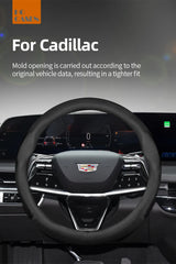 Leather Steering Wheel Cover for Cadillac CTS 2013 Car Interior Accessory Hocasen