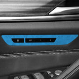 For BMW 5er G30 G38 6GT G32 Seat Memory Button Panel Trim Frame Sticker Car Premium Interior Tuning Accessories Made of Alcan