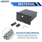 Rear Seat Lockable Storage Box for Jeep Wrangler JK JL Car Interior Accessory HEBE