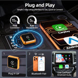 Wireless CarPlay Android Auto Adapter for VW Toyota CarPlay Adapter AKAMATE