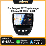 10-Inch Android Head Unit for Peugeot 107 Toyota Aygo C1 Android Head Unit JIUYIN