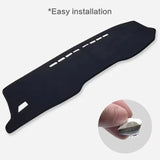 Anti-Glare Dashboard Mat for Toyota Hilux AN120 AN130 2015-2024 Dashboard Mat CATUSIKI