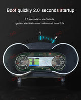 Digital LCD Instrument Cluster for Audi TT 2008–2014 Android Head Unit Aotsr