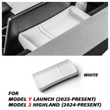 Rear Screen Storage box for Tesla Model Y Launch 2025 and Model 3 Highland 2024 Dashboard bracket Tissue Box Tray ECT Panel