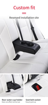 Waterproof PVC Seat Covers Full Set for Tesla Model 3 Y