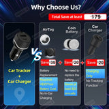 GPS Car Charger Locator for Apple Find My App Car Interior Accessory AKAMATE