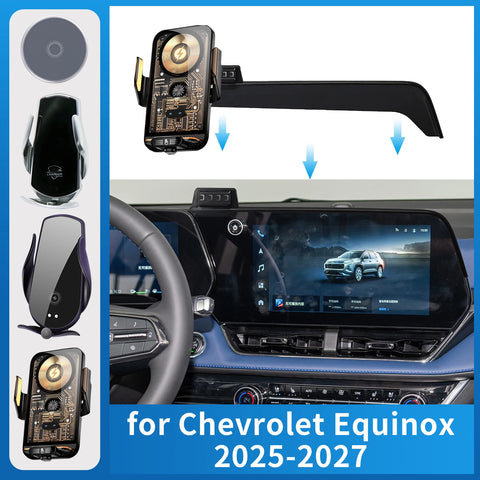 Magnetic Wireless Charging Phone Mount for Chevrolet Equinox Car Phone Holder OEM