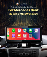 Android 15 Multimedia Head Unit for Mercedes M-Class W166 Android Head Unit RSNAVI