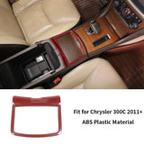 Interior Trim Cover Red Carbon Fiber for Chrysler 300C
