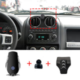 Wireless Fast Charging Phone Mount for Jeep Compass 2010–2016