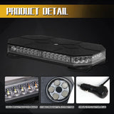 Magnetic Roof Strobe Light 12V/24V 42 LED Emergency Car Interior Accessory MAGIC COLORM