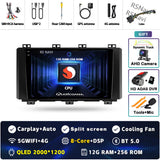 Android 15 2K Multimedia Display for Seat Ateca Cupra