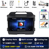 Android 15 2K Multimedia Navigation for Kia Sportage 3 2010-2016