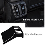 Rear Seat Anti-Kick Black Trim for Volvo XC40 C40 Car Interior Accessory LINGLUYANG 1pcs xc40c40