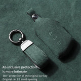 For Volkswagen Golf 8 MK8 ID.3 ID.4 ID.6 2020 2021 Formentor Tarraco Alcantara Car Key Case Cover Keychain Accessory Car Inte
